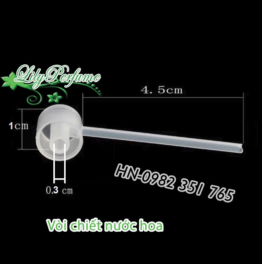 Vòi chiết nước hoa (Vỏ chiết/ Ống chiết/ Chai chiết nước hoa)