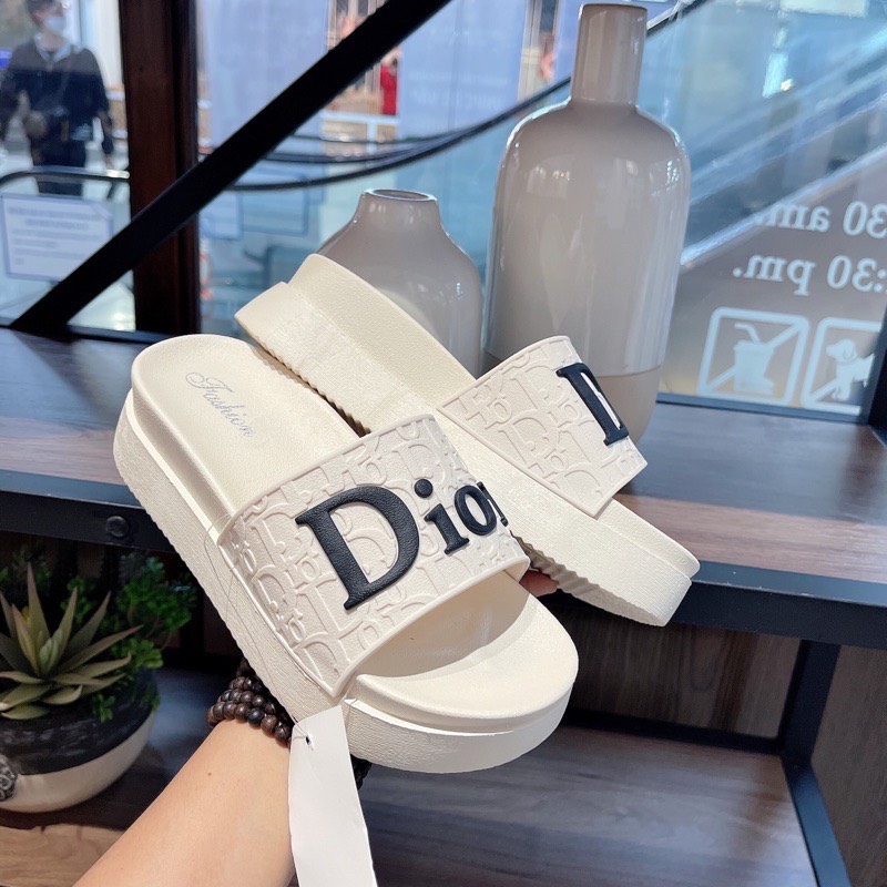 Dép bánh mì độn đế 5cm mã DR hàng cao cấp