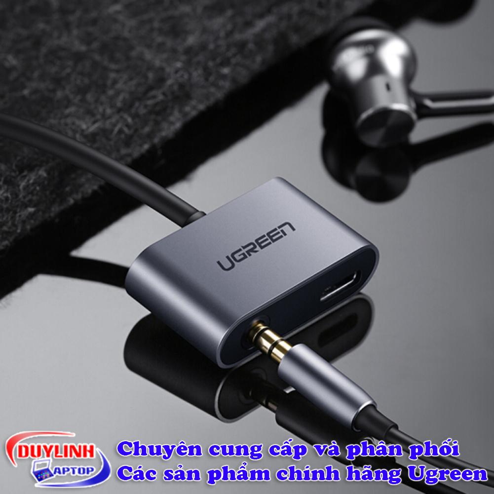 Cáp USB Type C to Audio 3.5mm và cổng sạc Ugreen 50596