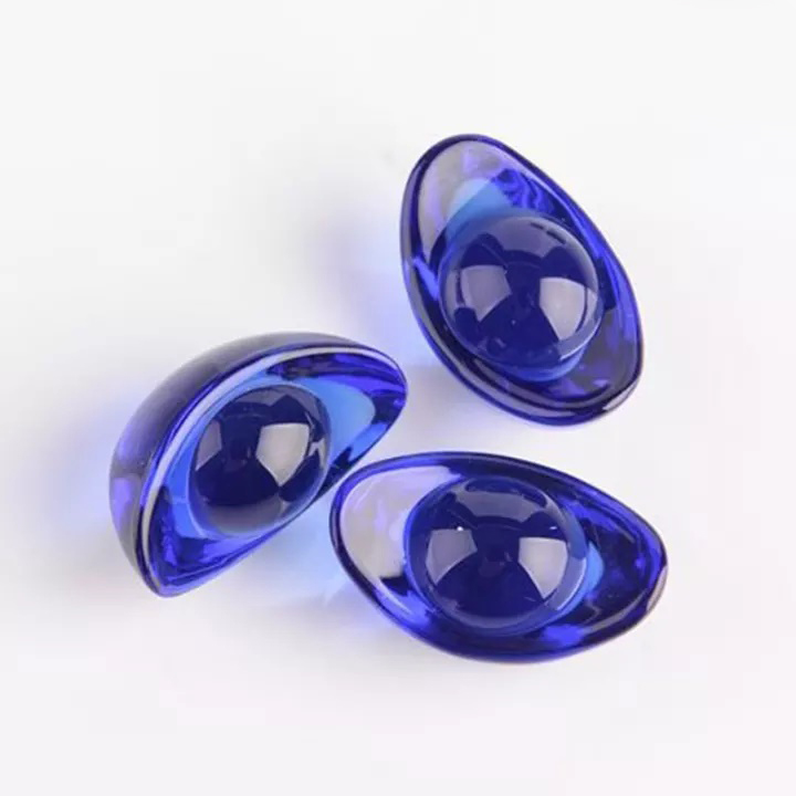 3 Thỏi Thủy Tinh Pha Lê Nhiều Màu ( Loại Nhí cỡ 1.3cm) - Thỏi vàng Thần Tài KIM NGUYÊN BẢO - Phong Thủy Thần Tài May Mắn Chọn Màu Tùy Ý