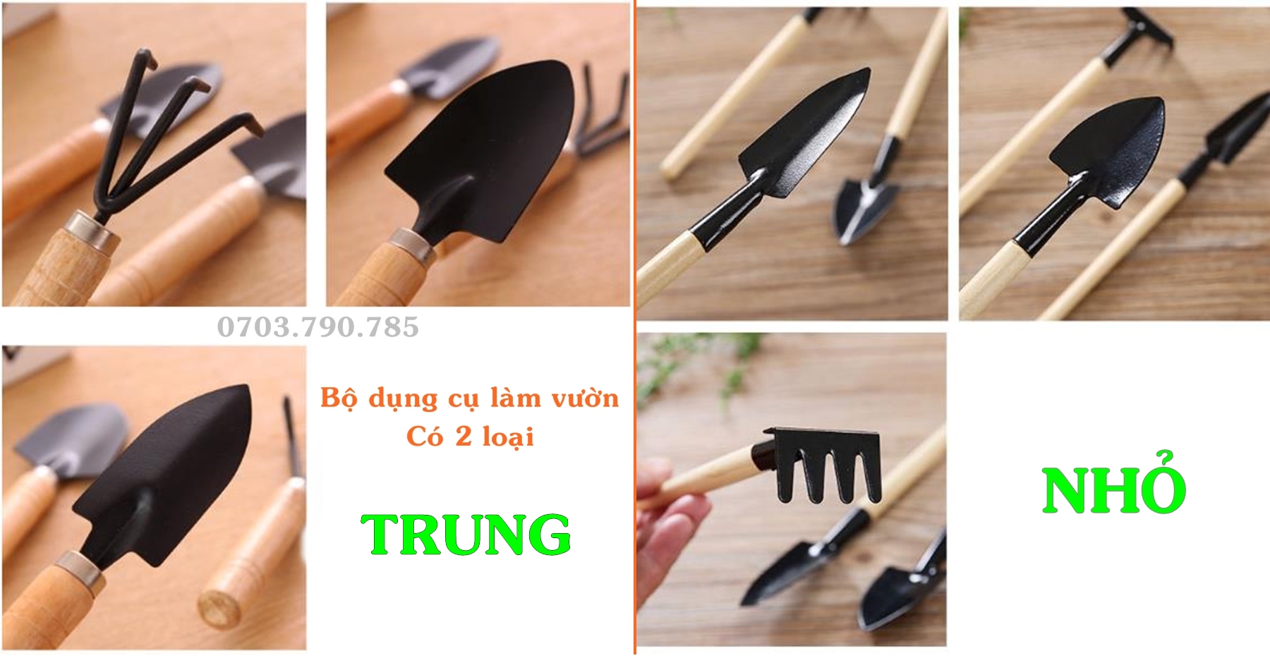 [HCM]Bộ Dụng Cụ Làm Vườn 3 Món