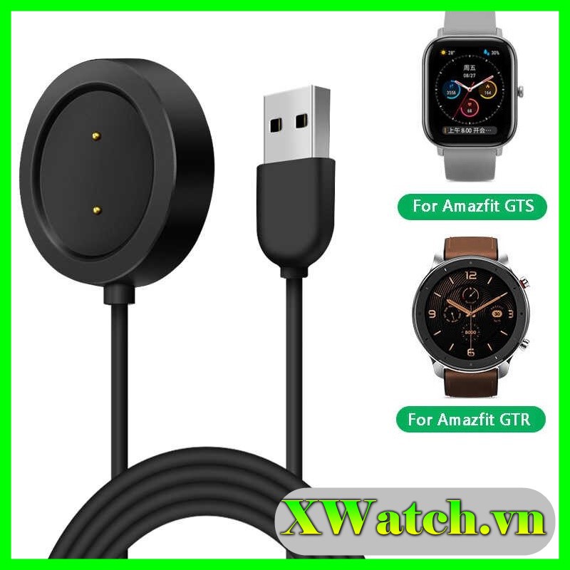 Cáp sạc Xiaomi Amazfit GTS / T Rex/ GTR 42mm 47mm - Đế sạc đồng hồ Amazfit GTS  Sikai