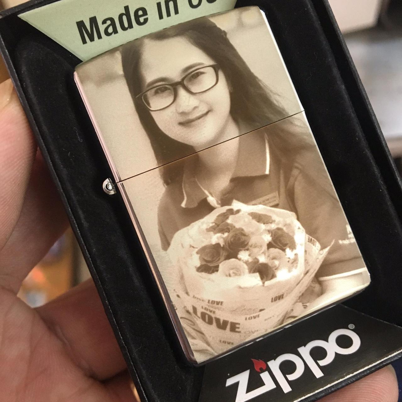 [HCM]Bật Lửa Zippo Khắc Tên Hình Theo Yêu Cầu
