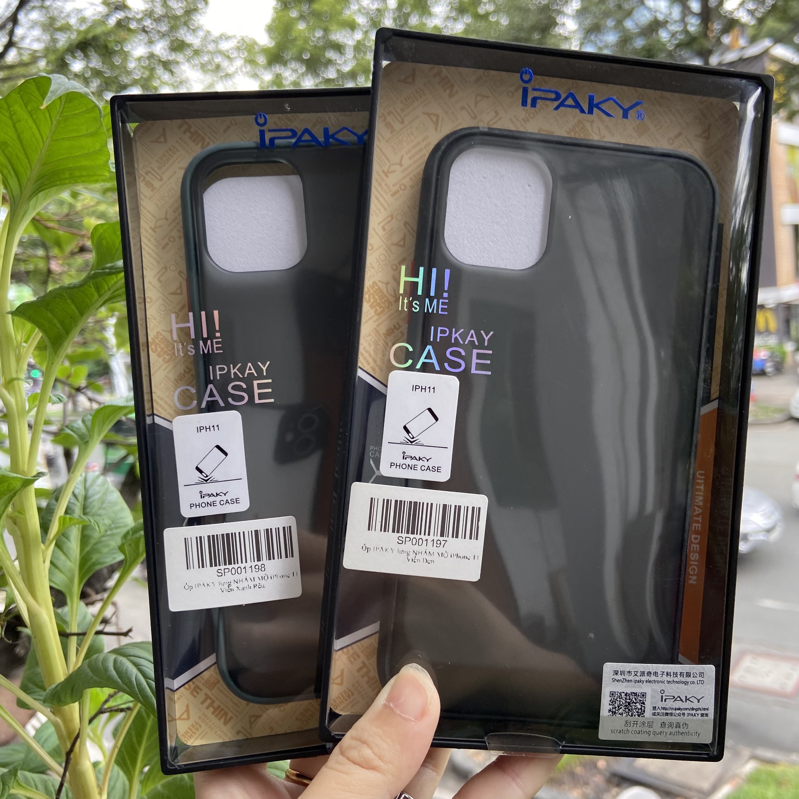 [Hỏa Tốc HCM] Ốp lưng IPAKY iPhone XR/ 11/ 11 Pro/ 11 Pro Max - Mặt lưng NHÁM MỜ
