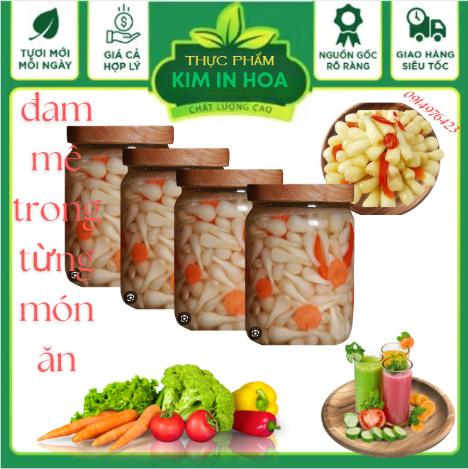 Củ Kiệu Muối Chua Ngọt Và Củ Kiệu Tươi