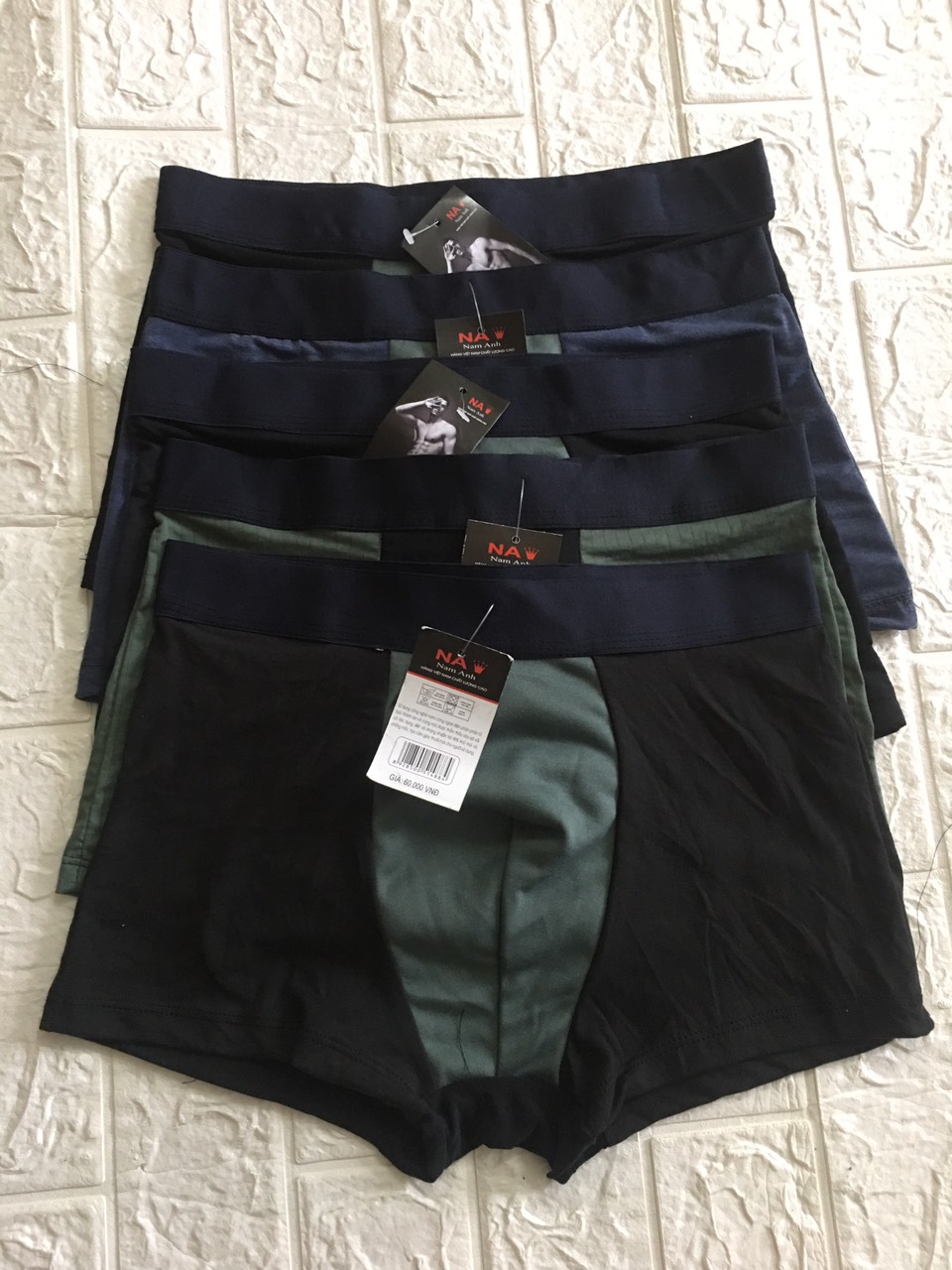3 quần lót nam đùi  boxer