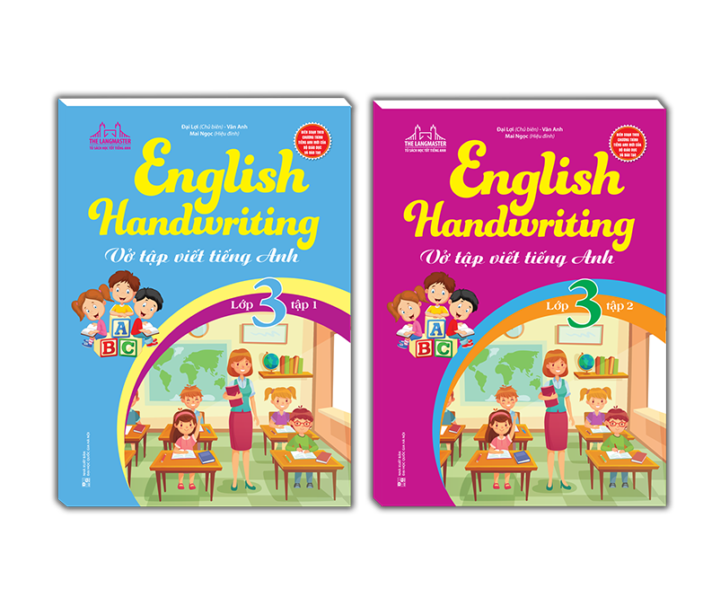 Combo 2C English Handwriting - Vở tập viết tiếng anh lớp 3