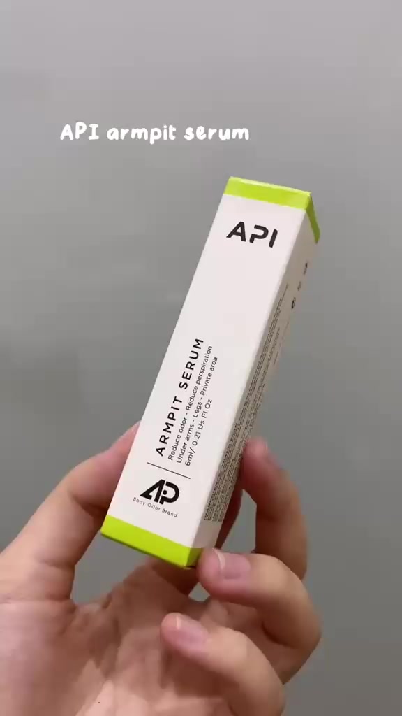 Khử mùi giảm thâm nách API, Son nách API, lăn nách mờ thâm, Serum Lăn nách API 10ml