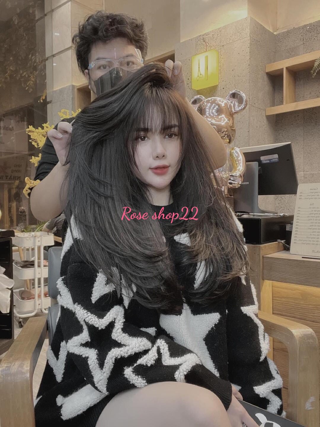 Combo Color Hair Coat (Charcoal) + Oxygen + Bleaching Powder