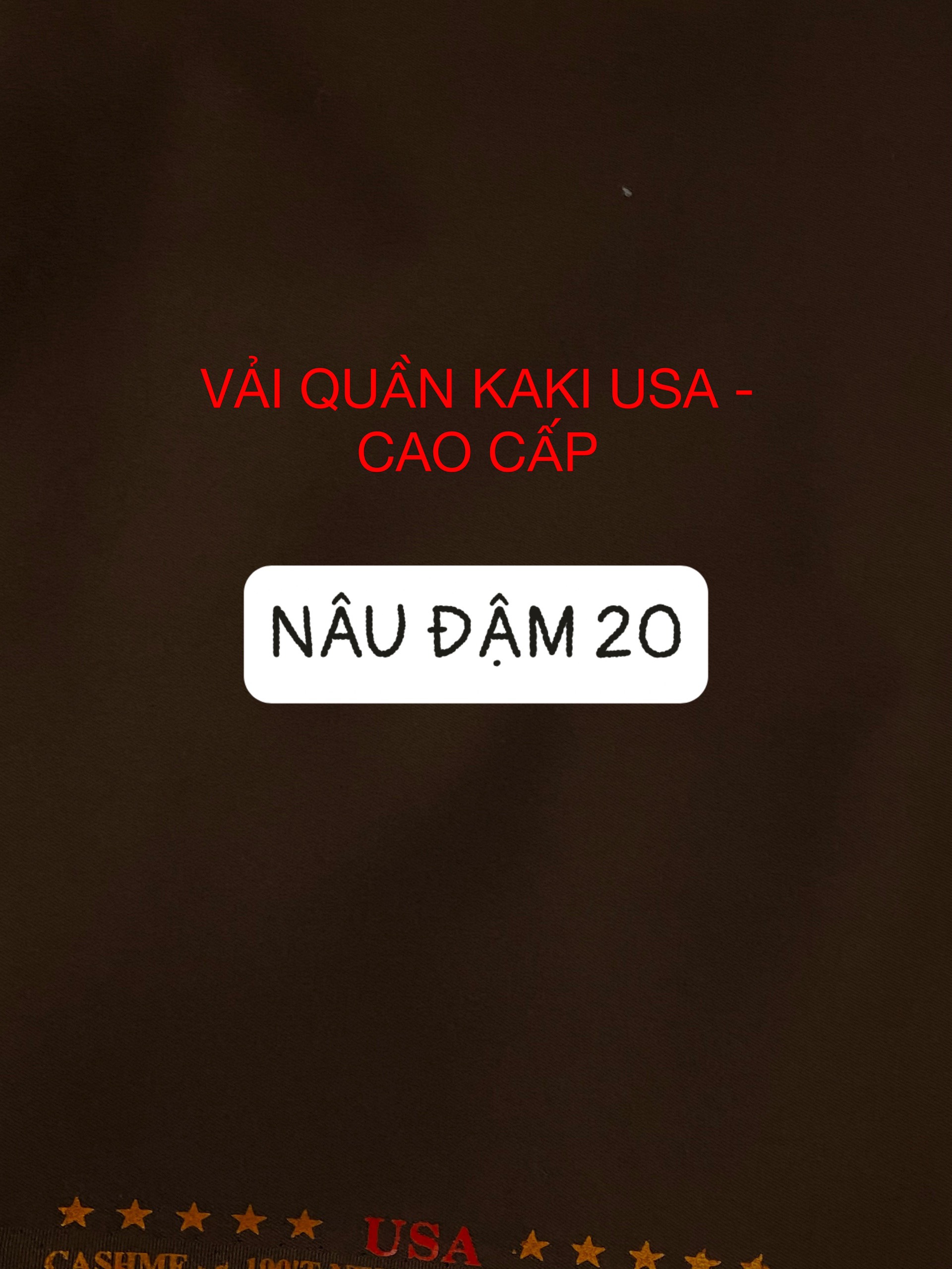 [HCM]VẢI KAKI   MAY QUẦN NAM CÔNG SỞ- 1 QUẦN ( 1M1 )