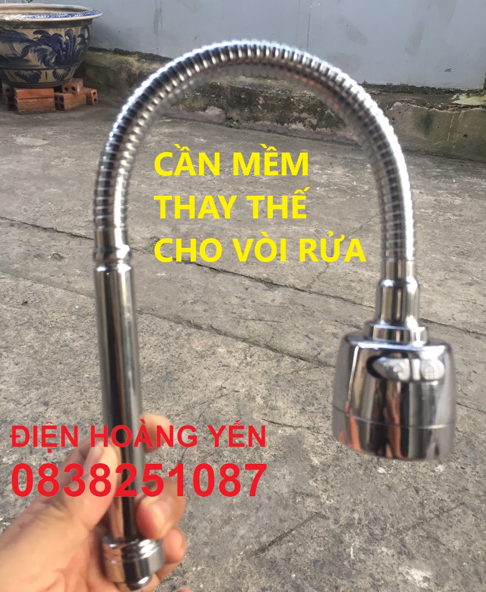 [HCM]Cần sun lò xo thay thế cho vòi rửa chén bát một đường nước có đầu chỉnh 2 chế độ nước