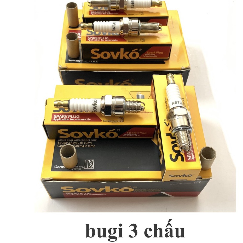 Bugi 3 Chấu Platinum Sovko đức chân dài chân ngắn