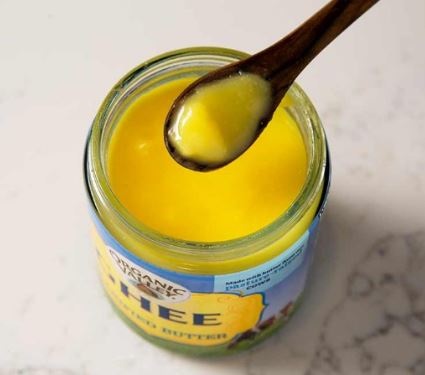 Bơ hữu cơ Ghee Oganic Valley (Hũ 212g)