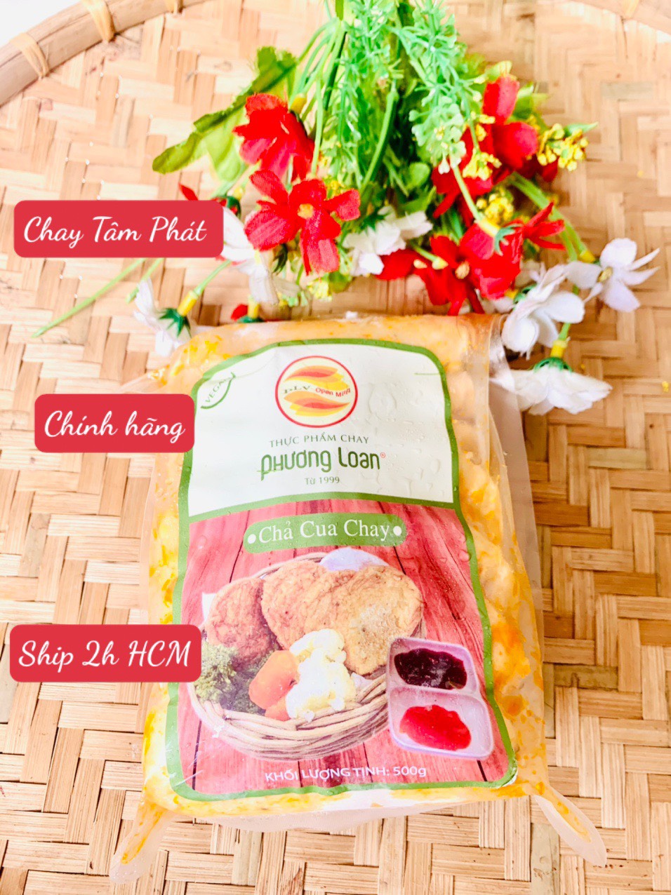 1kg chả cua chay phương loan hàng đông lạnh / khách đặt giao hàng hoả tốc 4h tại hcm/ khách tỉnh ko đặt hàng