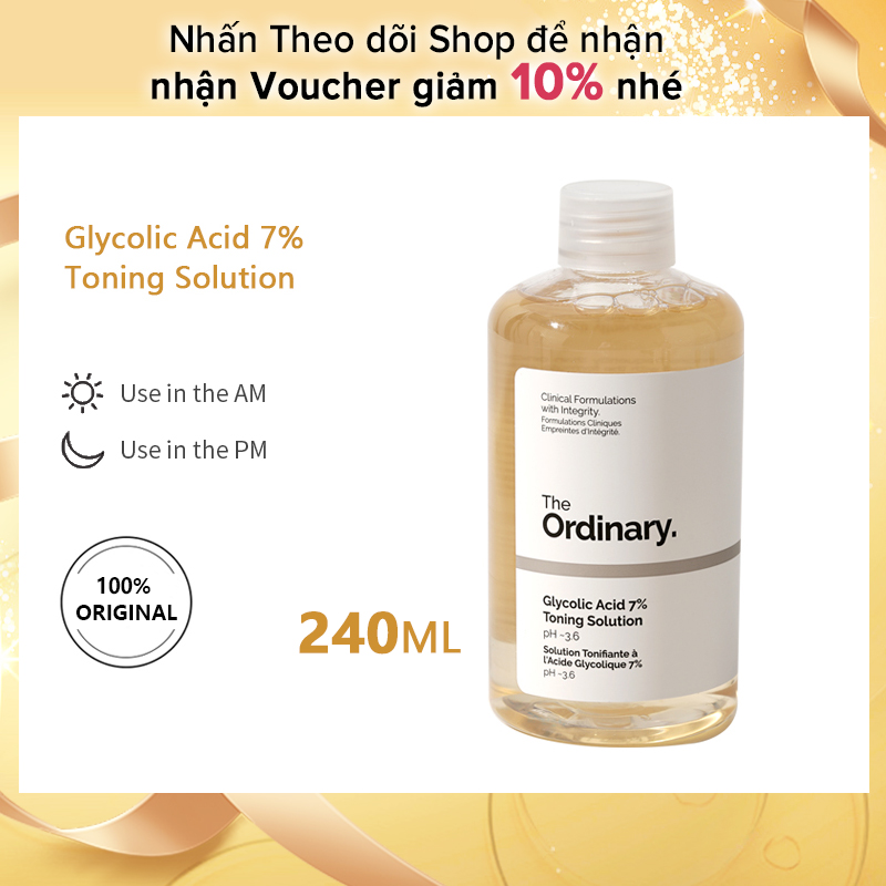 The Ordinary Glycolic Acid 7% Toning Solution - 240ml [NEW ARRIVAL]