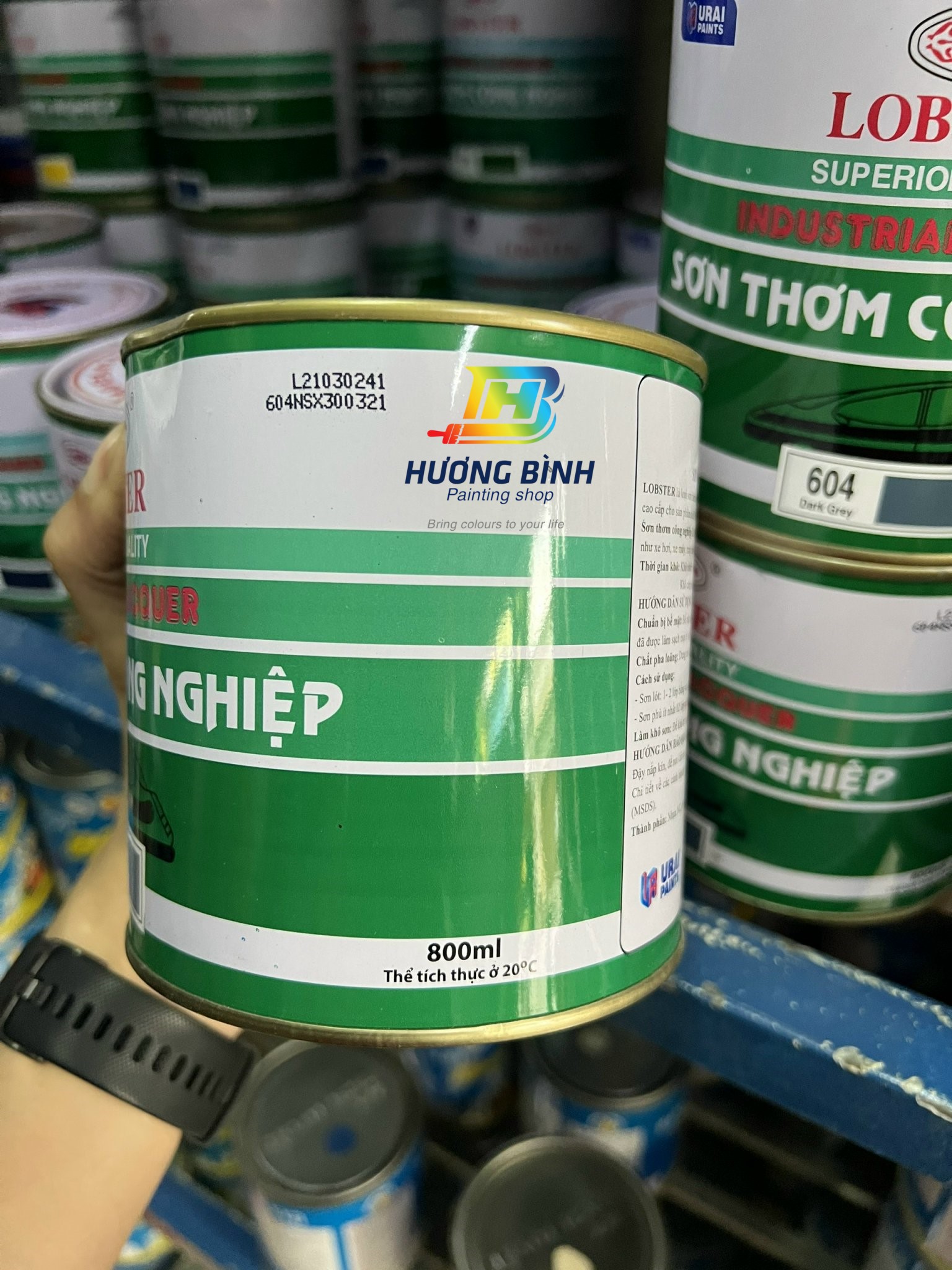 Sơn thơm công nghiệp Lobster - Industrial Lacquer (Lon 800ml)