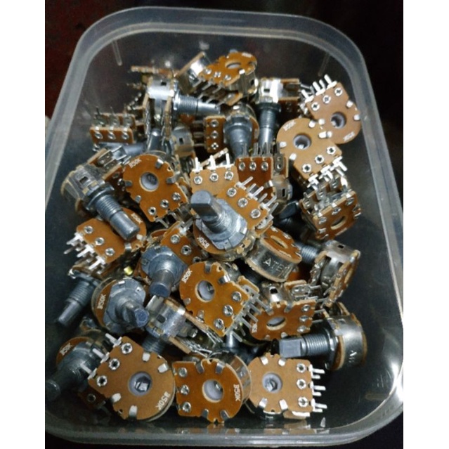 Chiết Áp 50K Kép (6 Chân) Cho ÂmLy