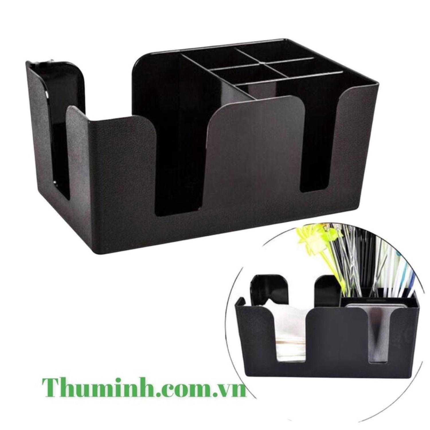Khay Nhựa Để Ống Hút Giấy Ăn