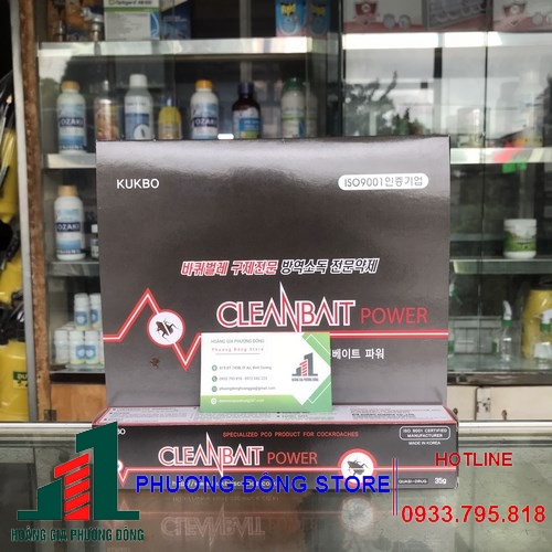 Thuốc diệt gián Đức dạng gel Cleanbait Power- tuýp 35g
