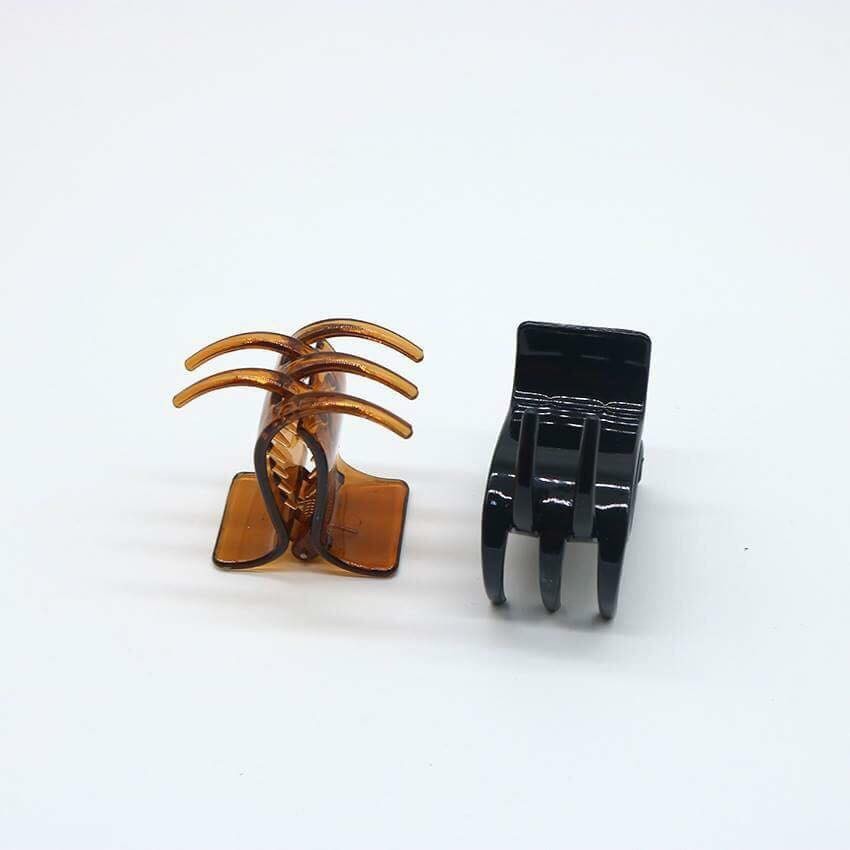 KẸP GẤP TÓC 3 RĂNG MẪU MÀU TRONG-1 CÁI