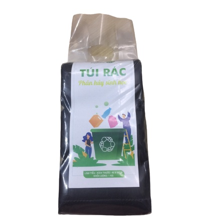 Túi 3 Cuộn (1 Kg) Túi Rác Tự Hủy Sinh Học Green Eco Opec Plastics Cao ...