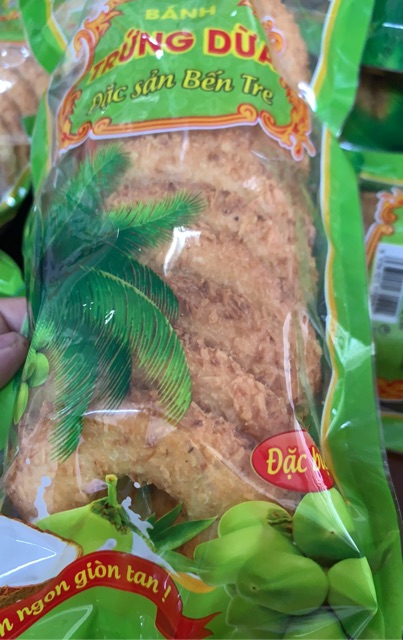 Bánh Trứng Dừa Đặc Sản Bến Tre Túi 12 Cái