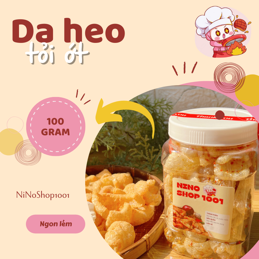 Combo da heo tỏi ớt và tép mỡ