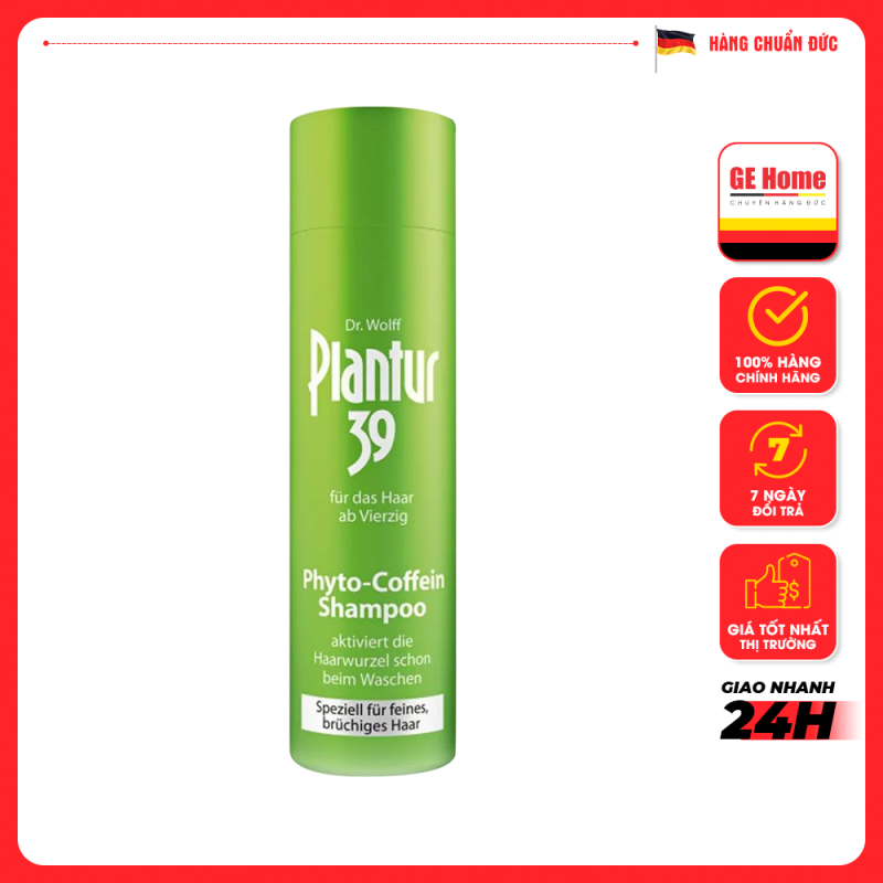 Dầu gội chống rụng tóc Shampoo plantur phyto 39, serum dưỡng tóc chống rụng và dầu xả Plantur 39 Phyto Coffein dành cho tóc rụng nhiều nhập khẩu