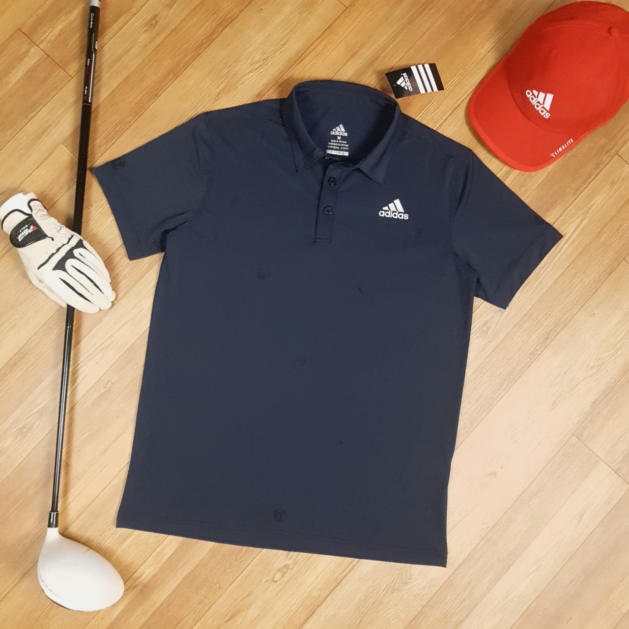 ÁO POLO ADIDAS GOLF MONOGRAM PLAY GREEN