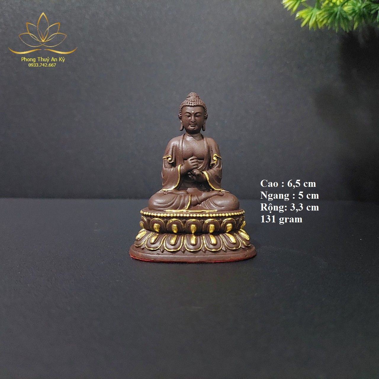 Tượng Đồng ngài đại nhật như lai ATS519