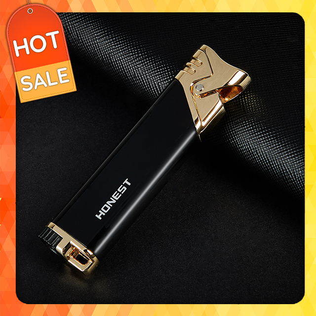 Hộp quẹt bật lửa khò 1 tia honest- bcz 3021 độc lạ lửa khò mạnh mẽ - dùng gas cao cấp