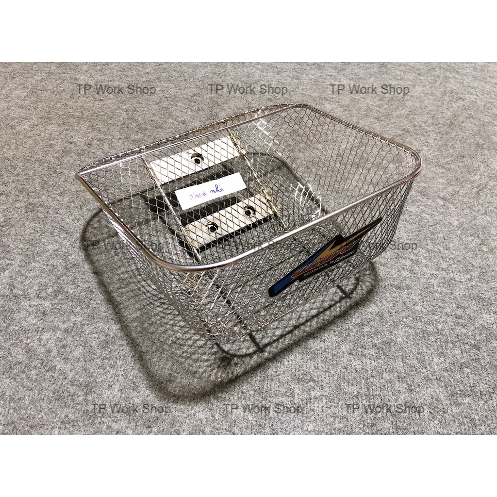 Rổ lưới inox lưới cho xe wave nhỏ/ wave rs/ wave a 2010 - 16 cao cấp