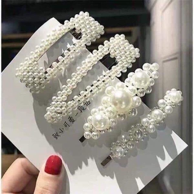 Set 4 Kẹp Tóc Hàn Quốc Xinh Xắn