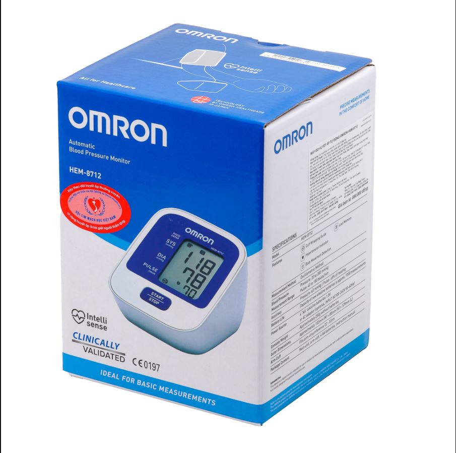 Máy đo huyết áp Omron HEM-7120; HEM 8712