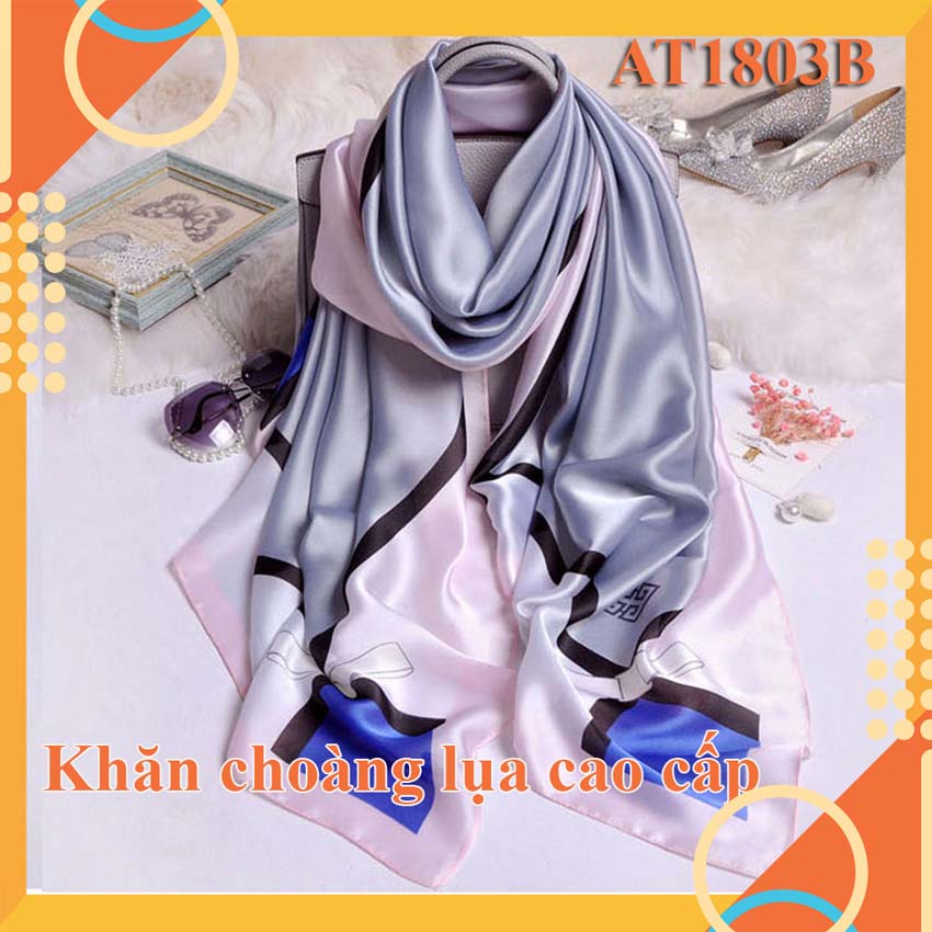[HCM]Khăn quàng cổ-Khăn lụa cao cấp nữ-Khăn giá rẻ lụa chất mềm mịn