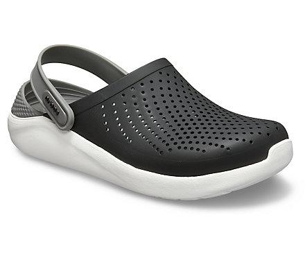 Sục Crocs-Literide siêu mềm êm-unisex (Đen/Trắng)