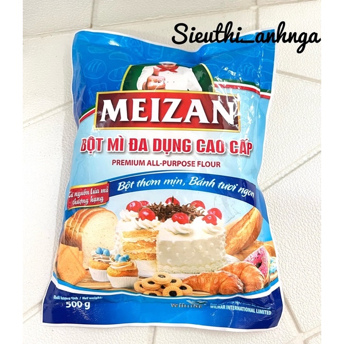 BỘT MÌ ĐA DỤNG CAO CẤP MEIZAN Gói 500g/1Kg