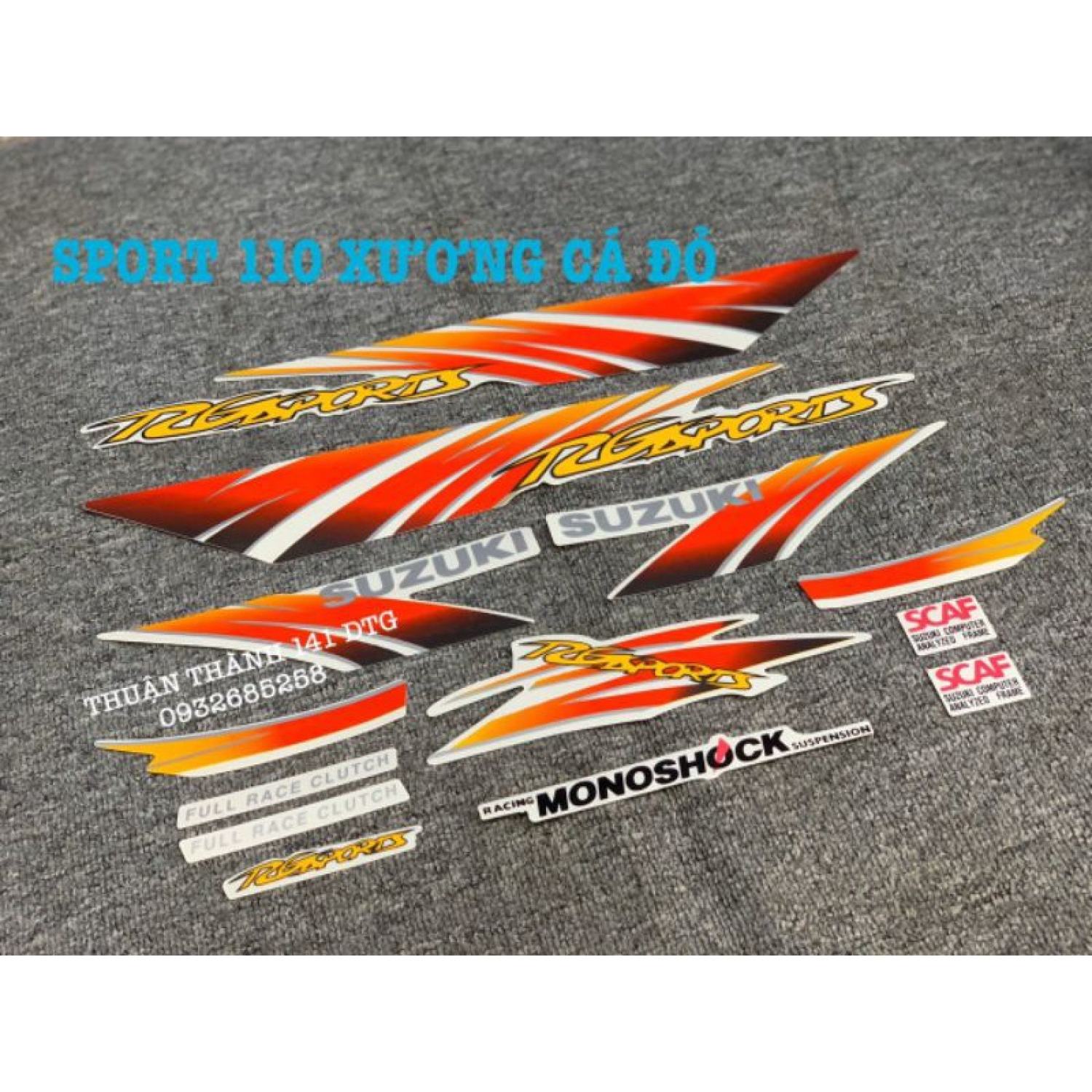Tem sport 110 Xương Cá - Xipo