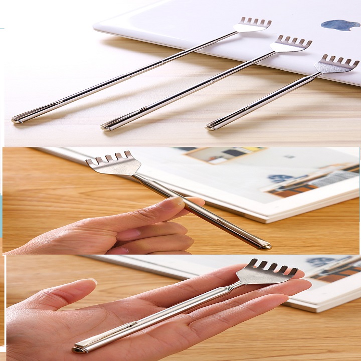 CÂY GÃI LƯNG BÀN TAY INOX CÓ THỂ KÉO DÀI VÀ THU GỌN. 000324
