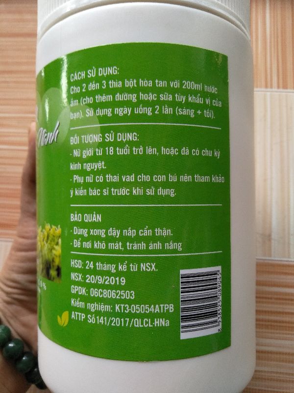1kg Bột mầm đậu nành nguyên xơ