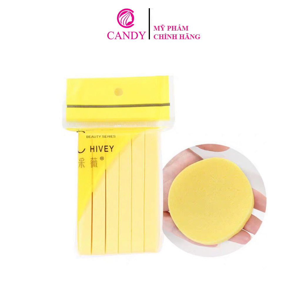 Bộ mút bọt biển rữa mặt Chivey tiện dụng
