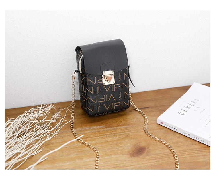 Túi Đeo Chéo Nữ Dáng Đứng, Đựng Được Điện Thoại, Khóa Kéo Có Nắp Gập Chắc Chắn, Chất Da PU Cao Cấp Phối Chữ Sang Trọng T10