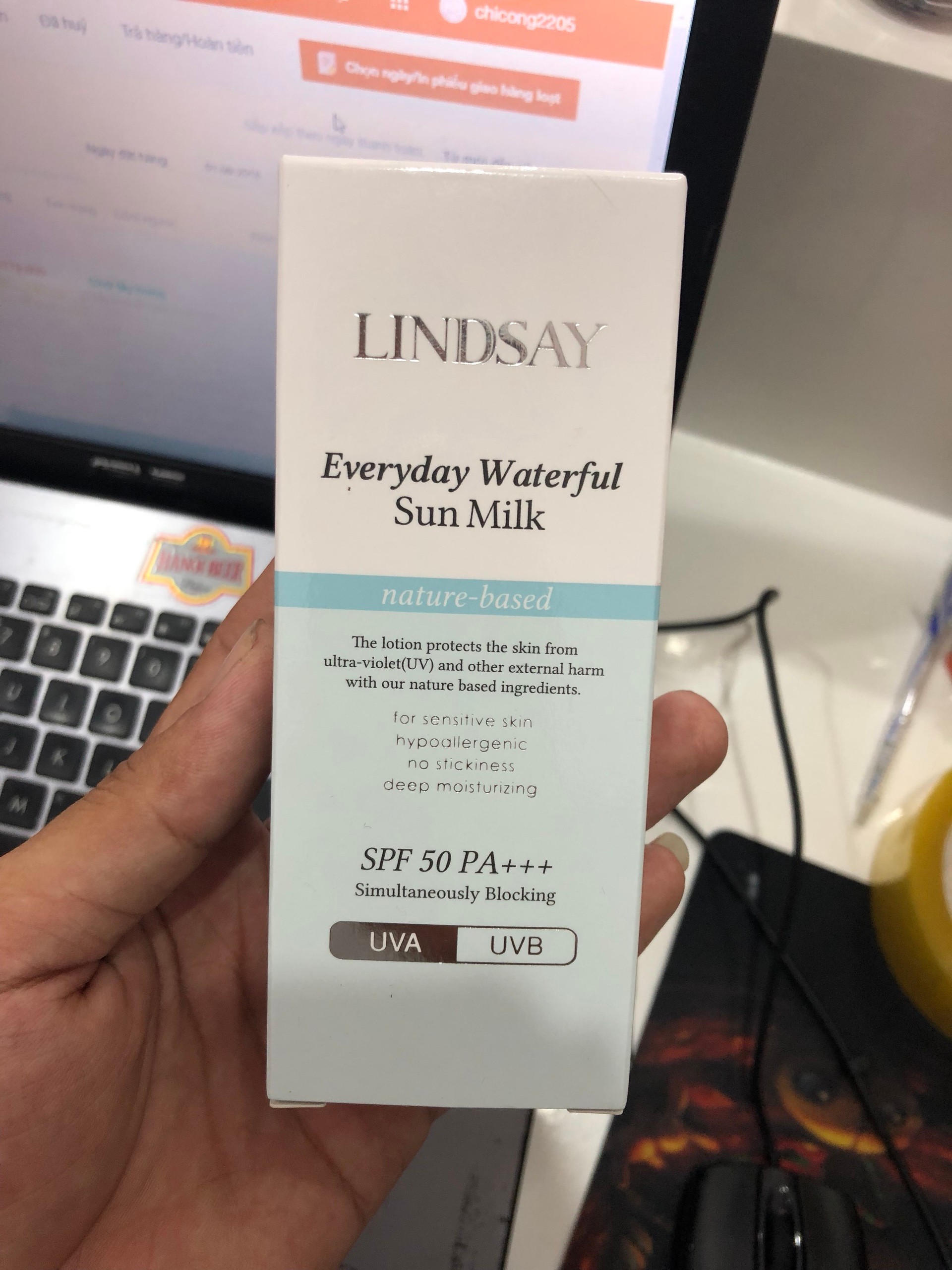 Kem chống nắng LINDSAY - SPF 50+