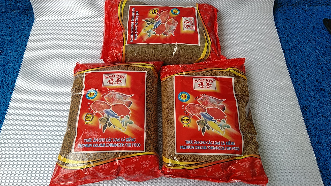 Thức ăn cá cảnh Kaokui, bịch 500gr.