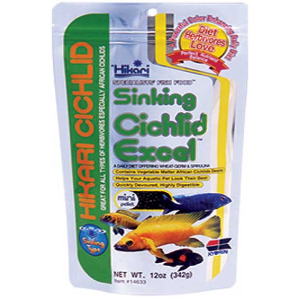 Thức ăn hạt chìm cho cá cảnh Hikari sinking cichlid excel