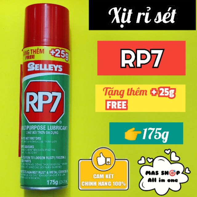 Rp7 chai xịt rỉ sét 175g