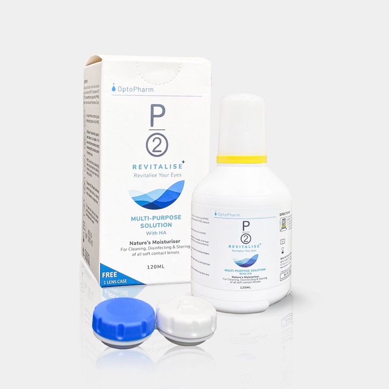 Nước ngâm lens p2 revitalise+ nước ngâm kính áp tròng p2 singapore
