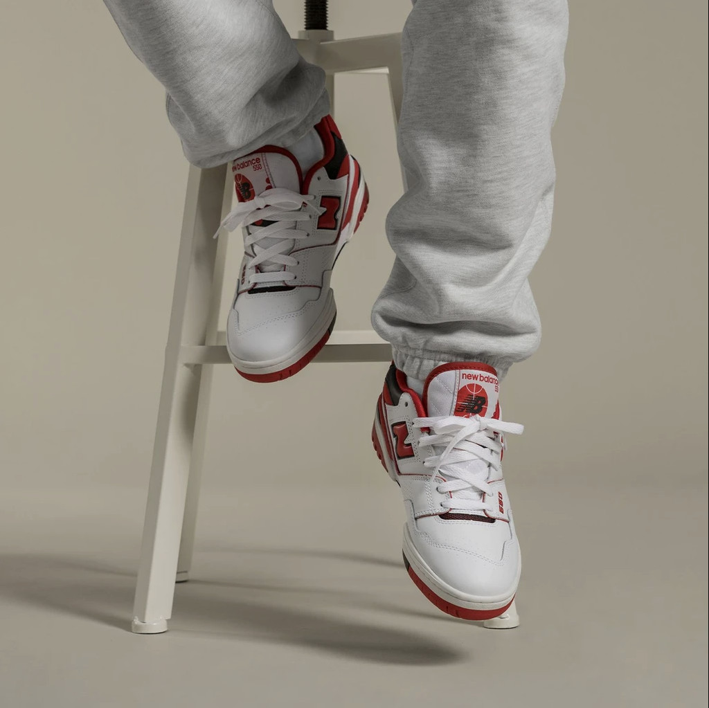 😘 [ HÀNG CHÍNH HÃNG CÓ SẴN ] Giày New Balance 550 WHITE BLACK RED ( BB550SE1 ) - AUTHENTIC 100%