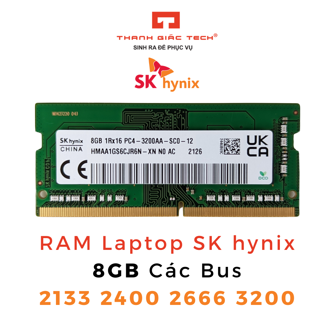 RAM Laptop SK hynix 8GB Bus 2133 2400 2666 3200 - 3 years warranty