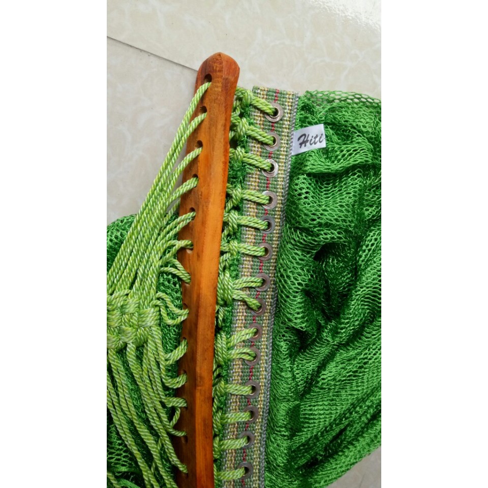 Lưới Võng Xếp Cán Gỗ
